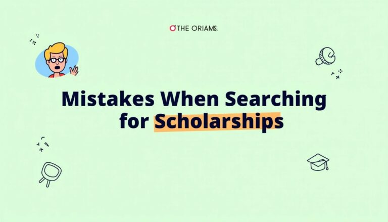 Mistakes to Avoid When Applying for Scholarships